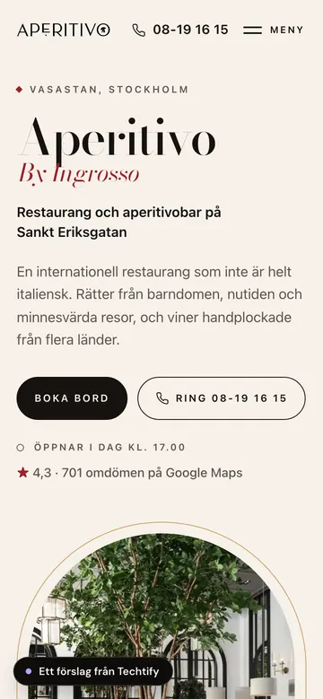 Samma förslag på en mobil