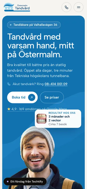 Samma förslag på en mobil