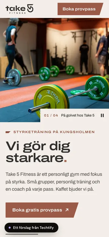 Samma förslag på en mobil